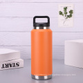 Custom 36oz Bottle Eco-friendly  Spayed Double Wall Insulated Tumbler Stainless Steel Beer Tumblers With Handle